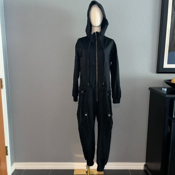 Jonny Cota Fleece Hooded Jumpsuit Long Sleeve - Cutting Edge Streetwear - EUC- S - Picture 11 of 16